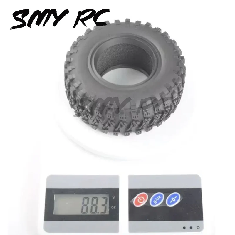 4 pz 115MM 2.2 gomma grandi pneumatici pneumatici ruota per 1/10 RC Crawler auto Axial Wraith SCX10 Capra Traxxas TRX4 TRX6 D90