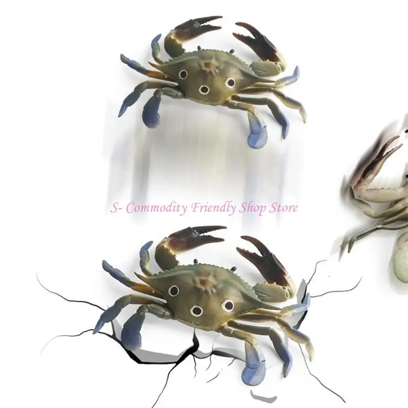 85AE 7Pieces Simulation Marine Animals Figurine Soft TPR Puffer Fish Octopus Interactive Automobile Decor Capsule