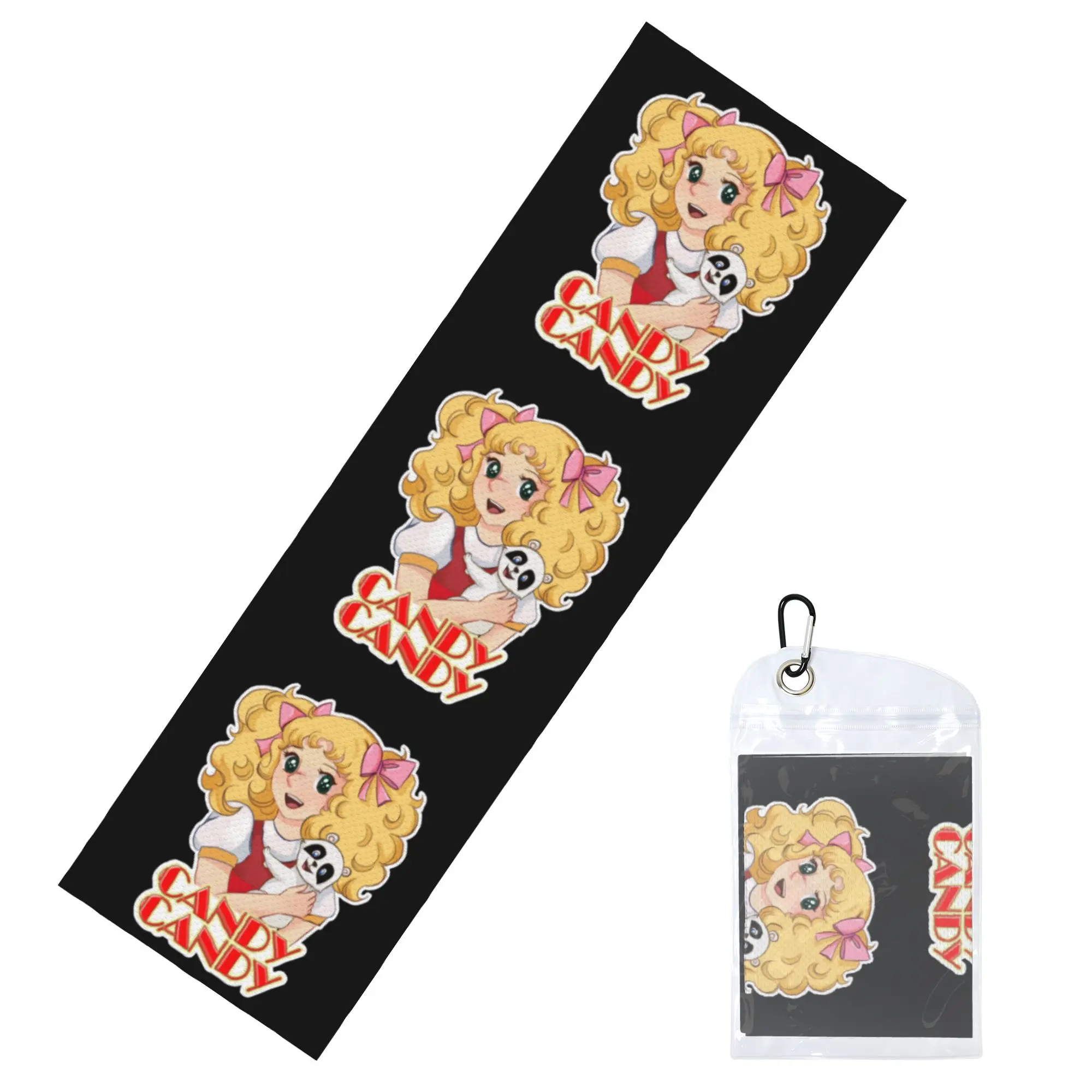 Girls Candy Candy Cartoon Anime Cold Exercise Towel Yoga Fitness Running Outdoor Activities Travelling Swimming Camping Towels