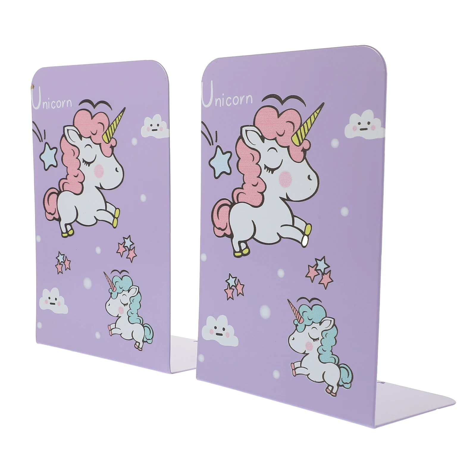 

Unicorn Shelf Stand Child Desk Kids Bookshelf Iron Cartoon Home Accessories Wear Resistant School Office