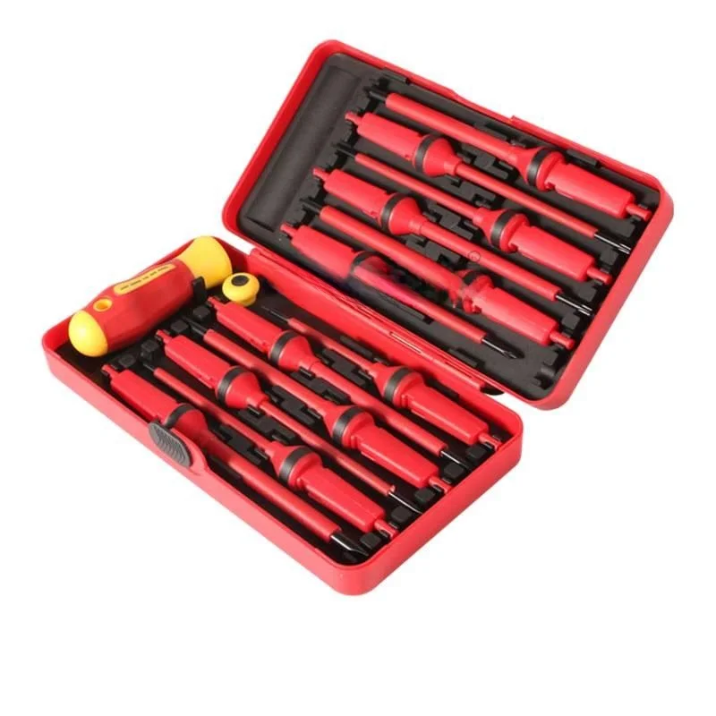 

Набор изолированных шлицевых/крестовых отверток VDE, магнитные наконечники 1000 В с стопорными кольцами для электриков и поделок