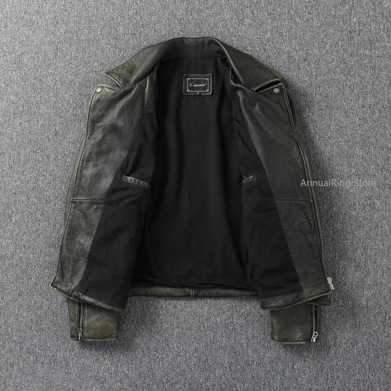Мужская куртка-косуха из натур – обзор и цена Riding Jacket Leather