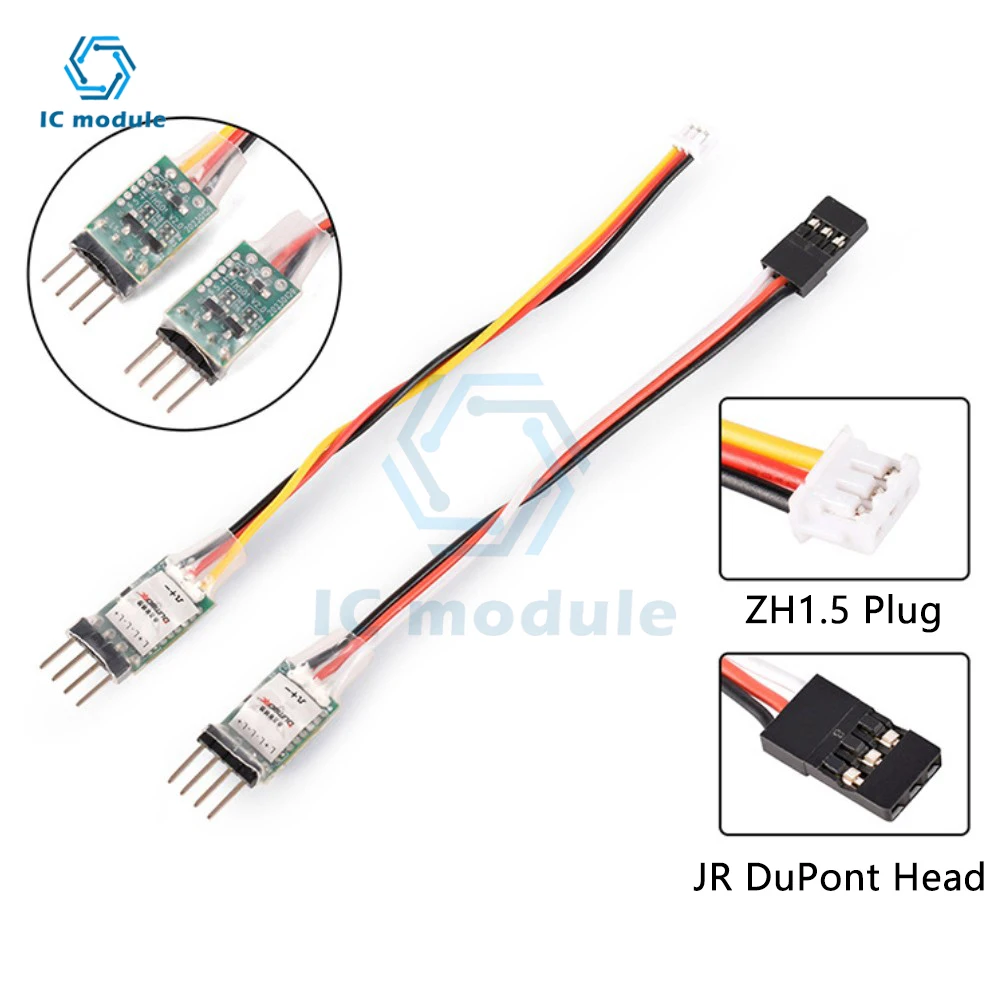 3CH LED Lamp Light Controller Switch Panel System Turn on/Off JR/ZH1.5 Plug for RC Mini Car Vehicle Fixed Wing Aircraft