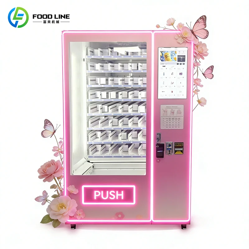 Customizable Innovative Makeup Vending Machine Beauty Integrated Beauty Vending Machine Skincare & Makeup All in One