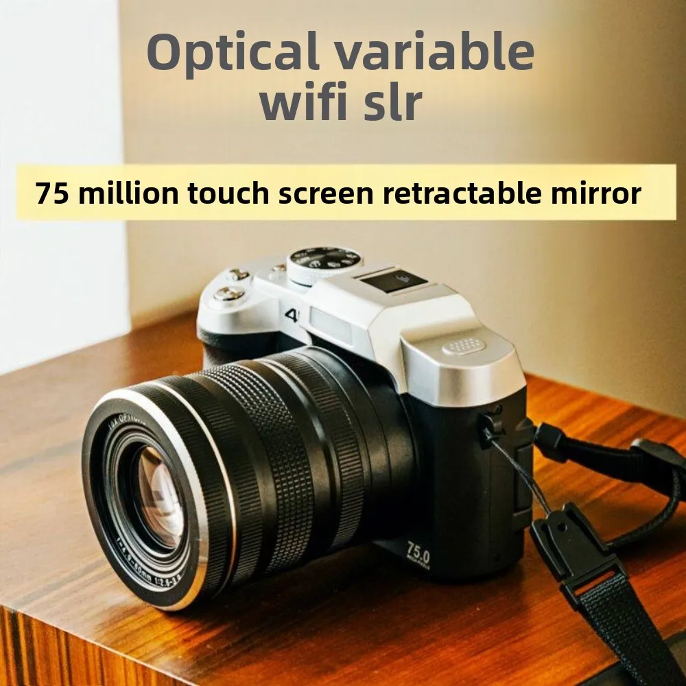 

7500MP 4K Professional Digital Camera 10X Optical Zoom Beauty Camcorder for Photography and Live Streaming