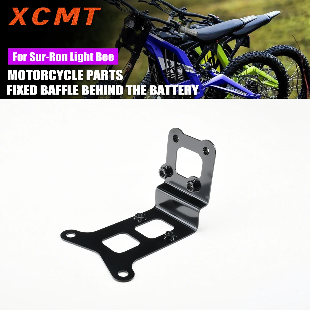 

Electric Off-Road Motorcycle Accessories Battery Rear Fixed Baffle Bracket For SURRON Sur-Ron Light Bee X S