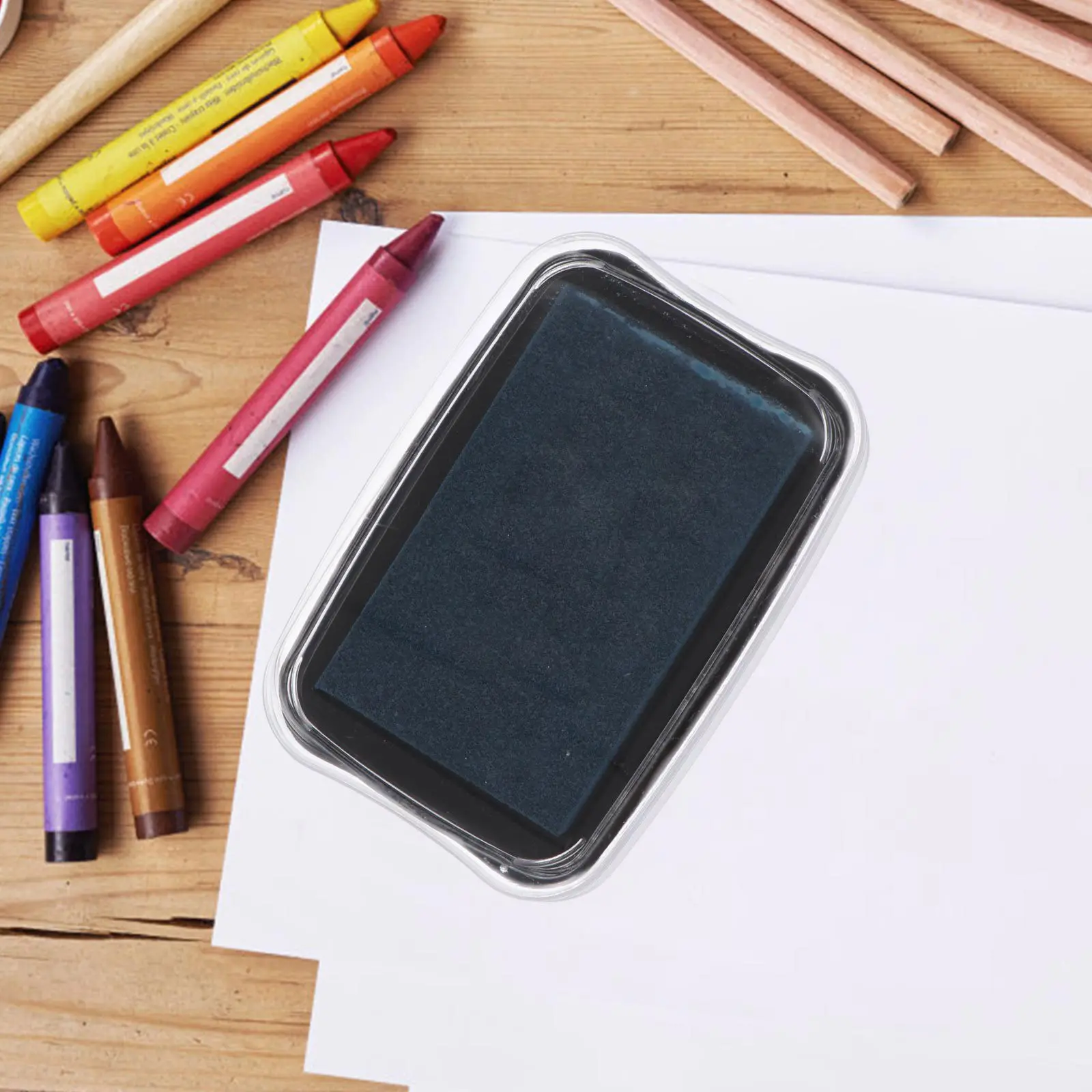 

Набор из 2 детских штампов для отпечатков пальцев, моющиеся, на водной основе, яркие цвета, для скрапбукинга, DIY-печати, работы с глиной, многофункциональные для творчества