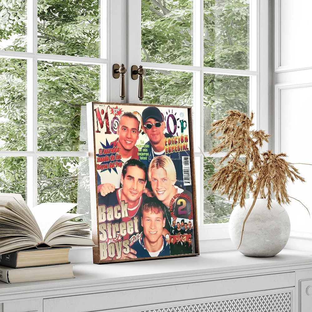 Backstreet Boys Movie Sticky Posters Retro Kraft Paper Sticker DIY Room Bar Cafe Aesthetic Art Wall Painting