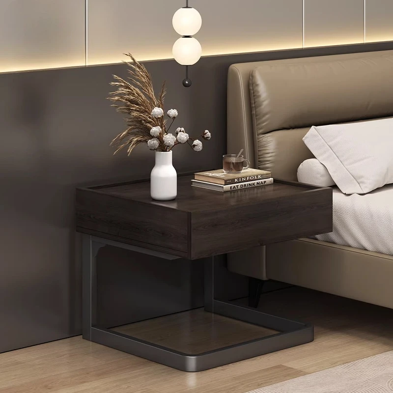 Nightstands For Bedroom 2026 New Light Luxury Bedside Cabinet Bedroom Nightstands Side Tables Comfortable With Drawers Storage