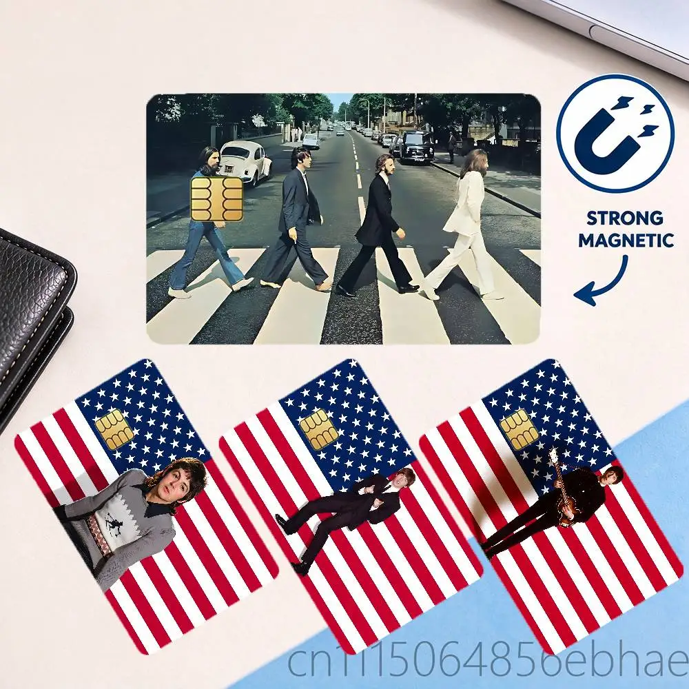 FOR Paul McCartney Fashion Waterproof Anti-Scratch Card Skin Stickers Stylish Decor Covers for Credit Debit Cards