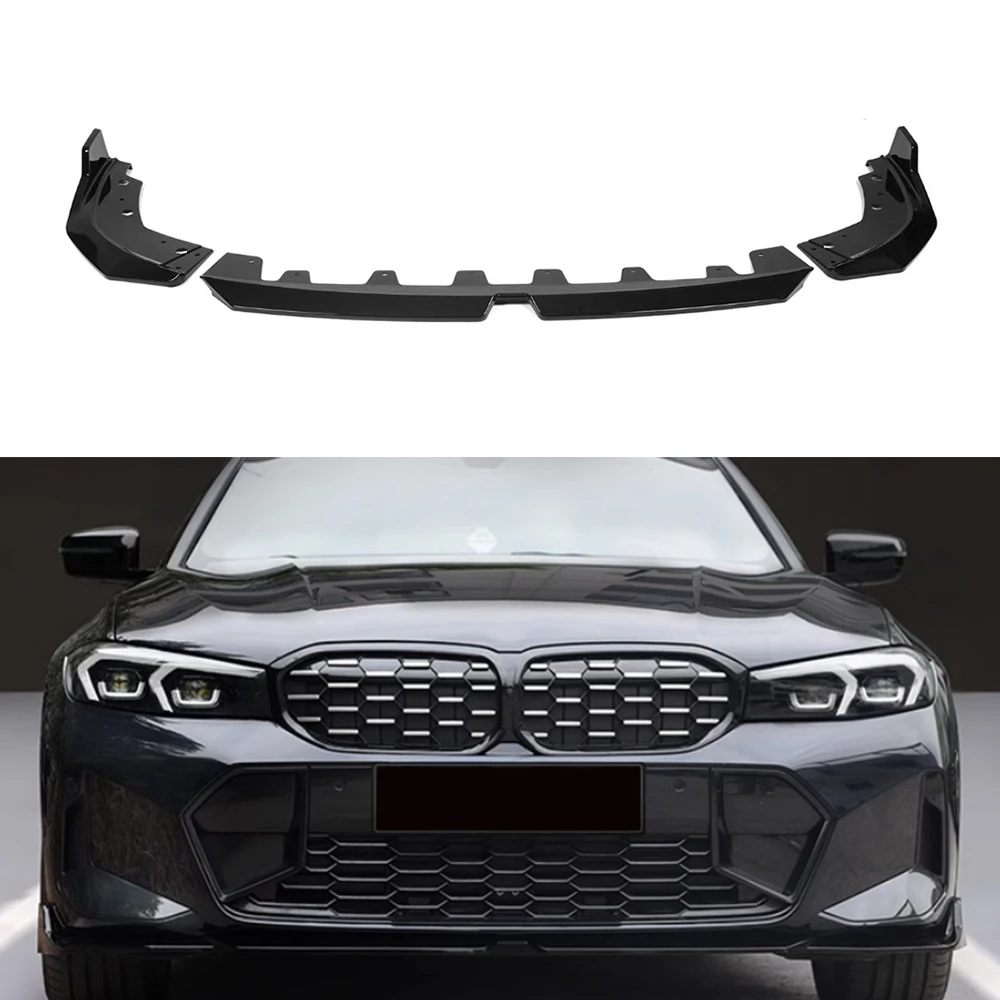 

Передний бампер, спойлер для Bmw G20 G21 LCI 2022 2023 2024, защита переднего бампера, нижнее лезвие, сплиттер, Стайлинг автомобиля