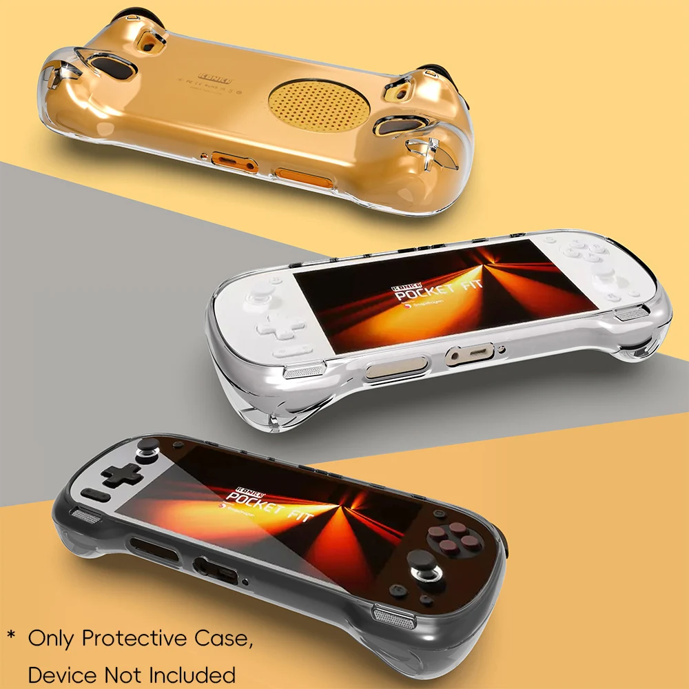 Przezroczyste, miękkie etui ochronne z TPU do konsoli do gier AYANEO KONKR Pocket FIT, etui z pełnym pokryciem, odporne na zarysowania, do AYANEO KNOKR — zdjęcie produktu 2