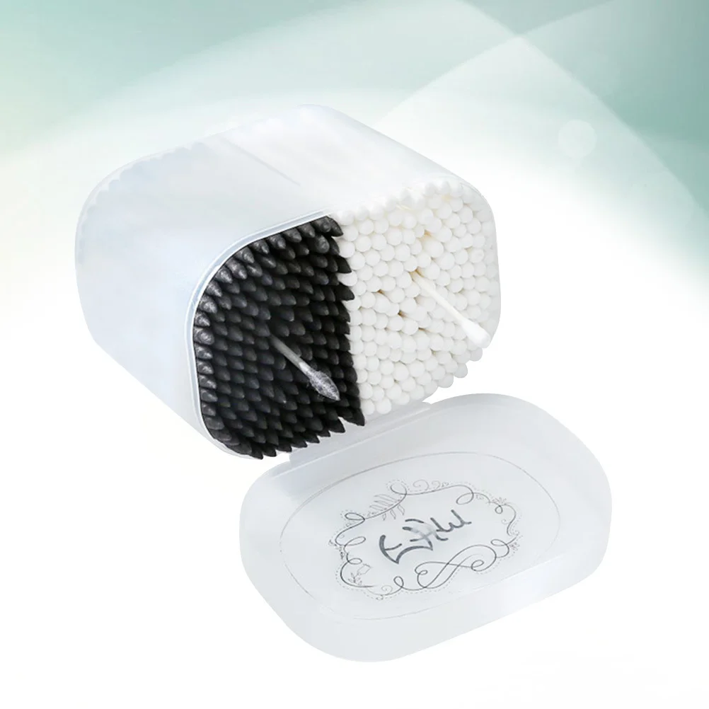 300 قطعة مسحات قطنية ممتازة يمكن التخلص منها نصائح مزدوجة مدببة لتنظيف المكياج أدوات متعددة الوظائف للسفر للاستخدام المنزلي