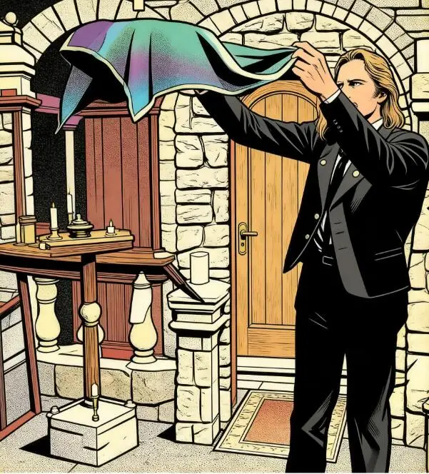 

Набор: круглый левитирующий стол, антигравитационная коробка и ваза - реквизит для фокусов с левитацией, сценических иллюзий, профессиональных магических представлений