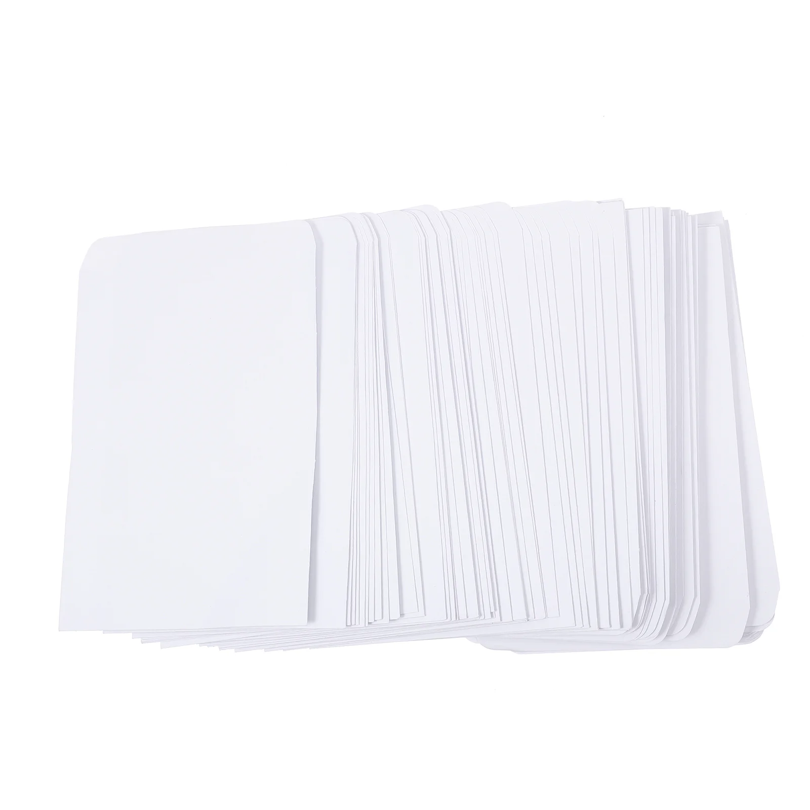 100 Pcs Mail Sack Business Cash Envelopes Paper Money Storage Bags Blank Letter White Office