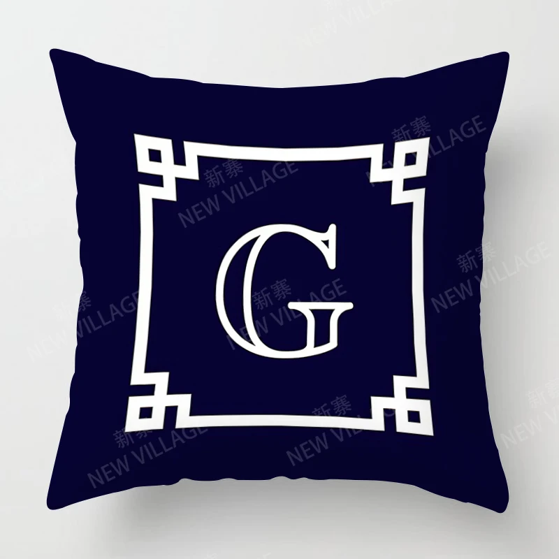 Nordic fall home decor autumn throw pillow case sofa Cushion cover modern 45x45cm 45*45 50x50 60x60cm 40*40cm 35x35 letter