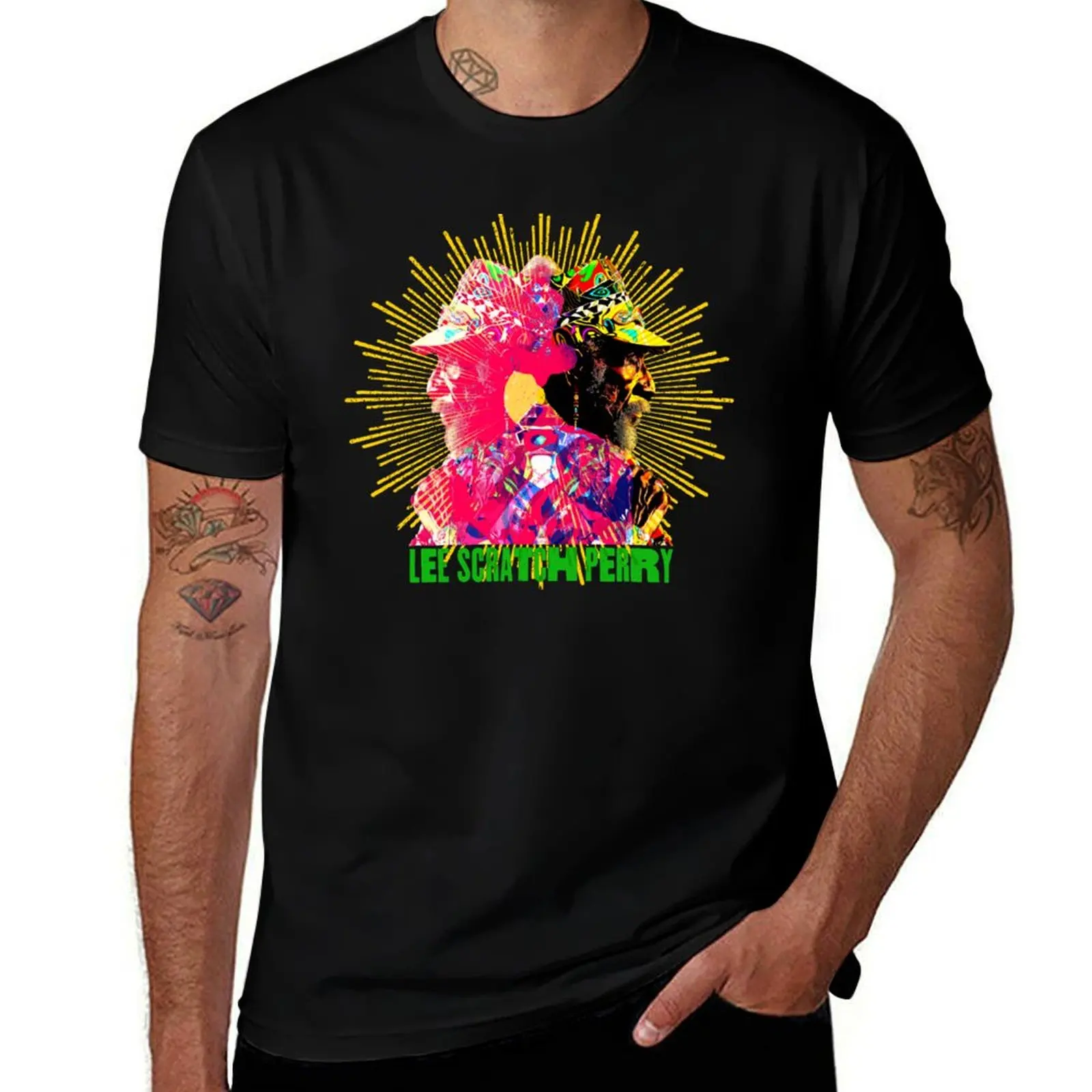 Lee Scratch Perry T-Shirt Casual Loose Fit Short Sleeve T-Shirt