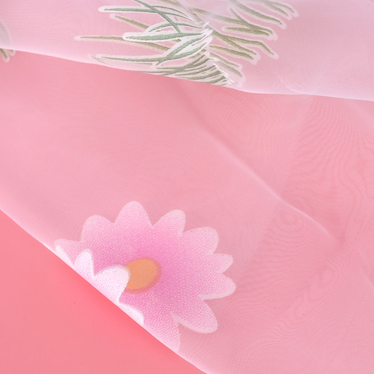 

Semi-Transparent Sheer Curtains 200X100Cm Printed Window Curtain For Bedroom Living Room Elegant Drapes Natural Light