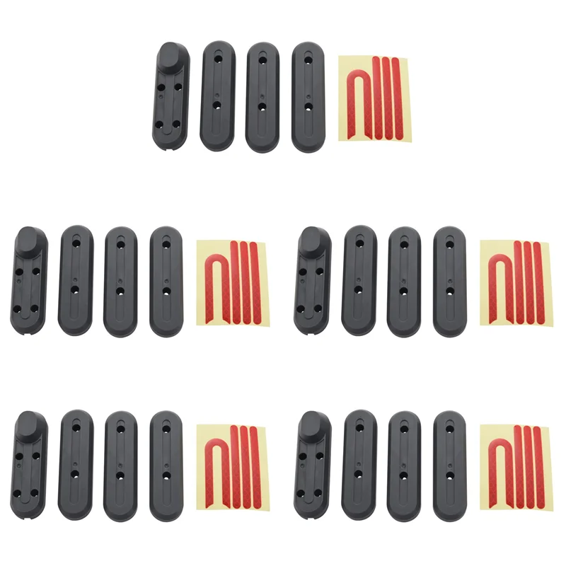 20X Osłony Ochronne Piast Kół do Hulajnogi Elektrycznej Xiaomi M365 z Naklejkami Skateboard