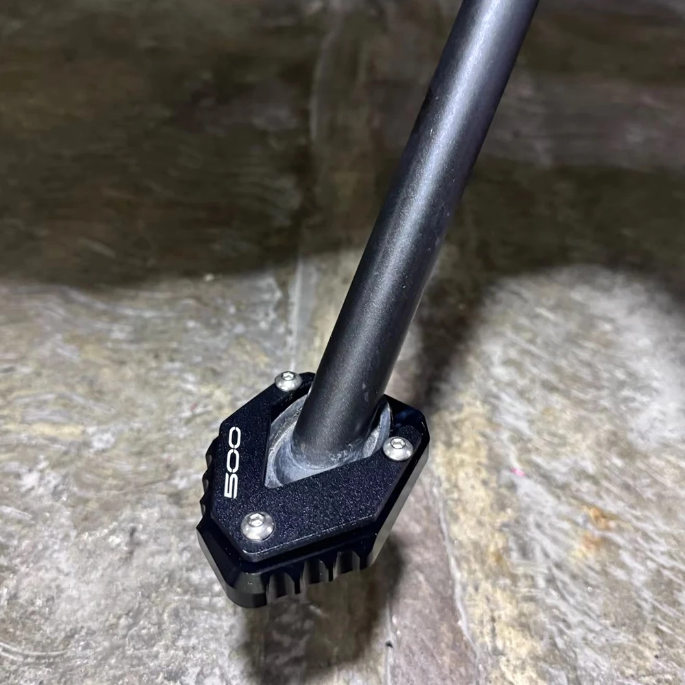 Für KAWASAKI KLE500 KLE 500 SE 2025 2026 VERSYS 650 KLE Ninja 500 400 Z500 SE Z400 Motorrad-Seitenständer-Verlängerungspad – Detail 1
