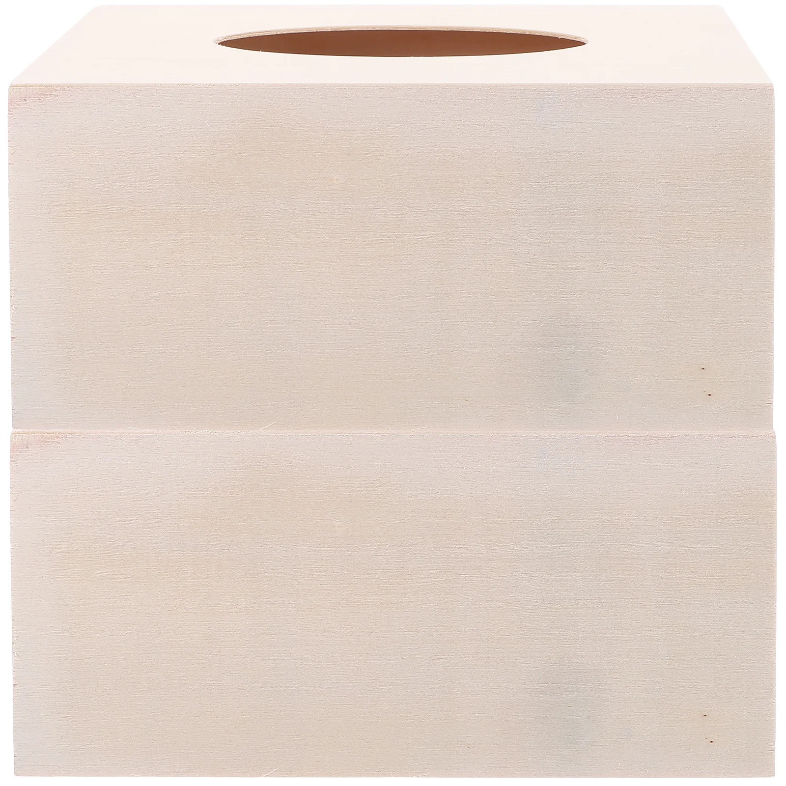 

DIY Tissue Box Wooden Holder for Table Napkins Wet Wipes Dispenser Home Decor Craft Project Kids Smooth Surface