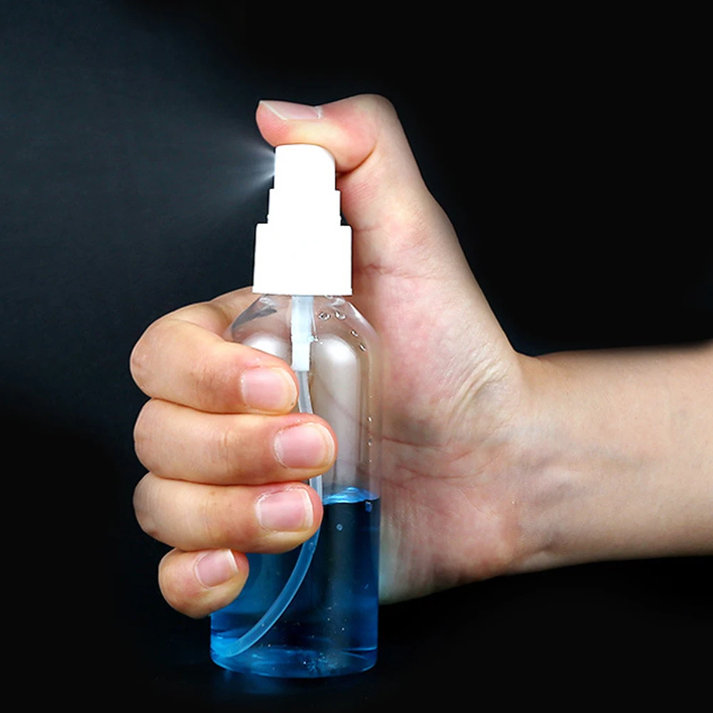 1-50 Stück 10/30/60/100 ml nachfüllbare Flaschen, leere Mini-Sprühflaschen, transparenter Kunststoff-Parfümzerstäuber, tragbarer Spender für unterwegs – Detail 3