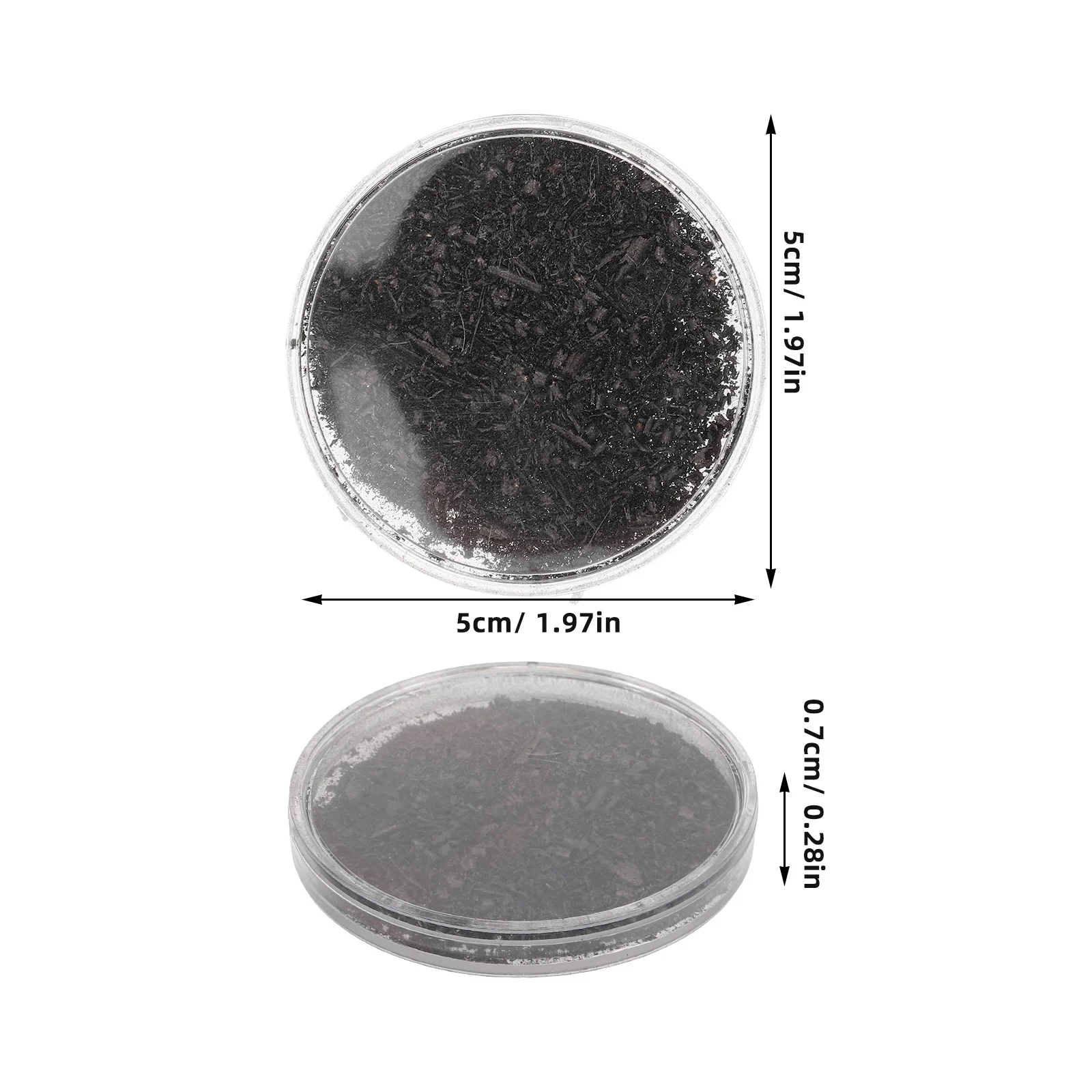 Kit de démonstration de champ magnétique, 1 pièce, boîte en plastique transparente avec poudre de fer pour expériences scientifiques, électromagnétisme