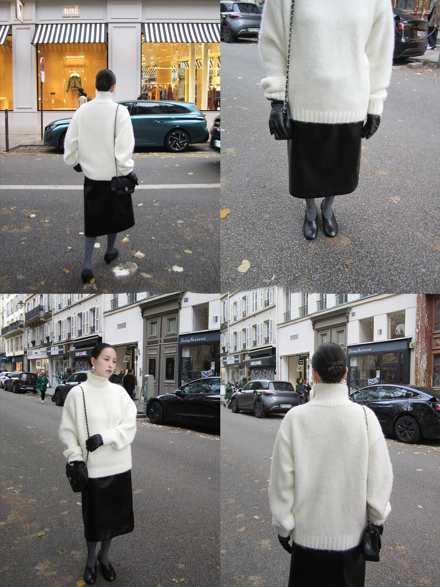 

Женский зимний свитер Weinisian с высоким воротником, утепленный, для ношения под одеждой, уникальный дизайн, для повседневной носки, удлиненный, стандартный крой