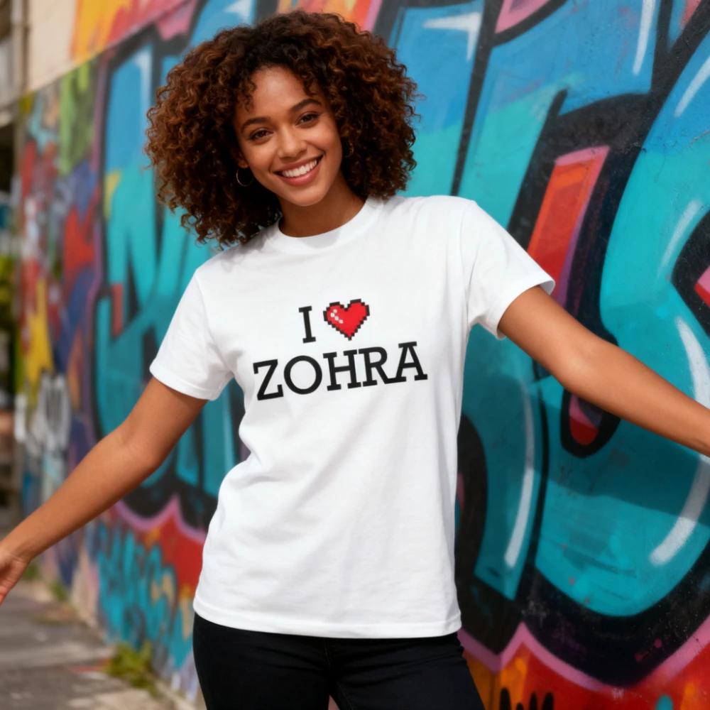 

Забавная футболка I Love Zohra, женские и мужские новые хлопковые рубашки Zohran Mamdani, поддерживающая одежда, Нью-Йорк, современная и модная уличная одежда