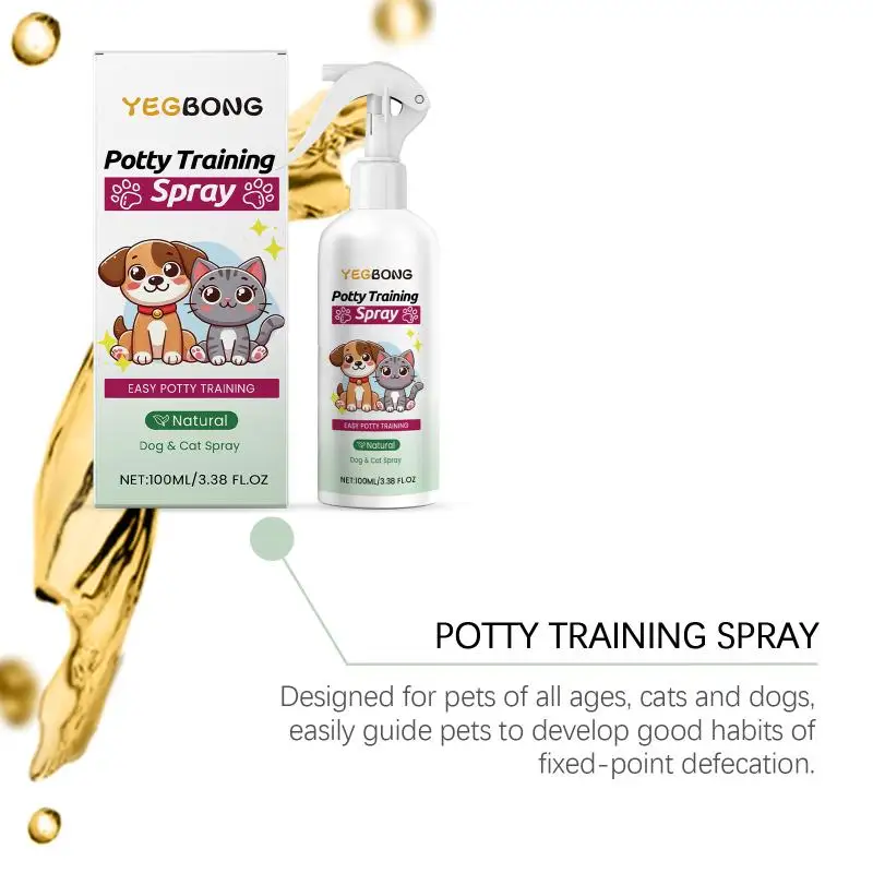【AB1】Yegbong Pet Potty Training Spray To Train Cats And Dogs To Urinate And Defecate Pets Potty Training Spray{H}