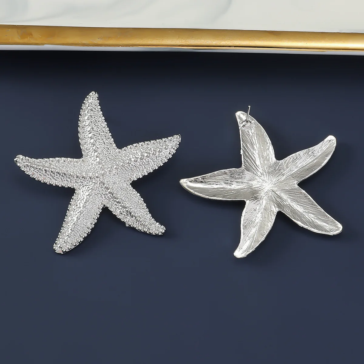 Cross-border AliExpress European and American style starfish earrings exaggerated fashion trend irregular simple women's earring