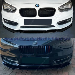Maxton Style Front Bumper Lip Spoiler Splitter Diffuser For BMW F20 116d 116i 118i 120i 120d 2011-2019 Non M Sport Bodykits