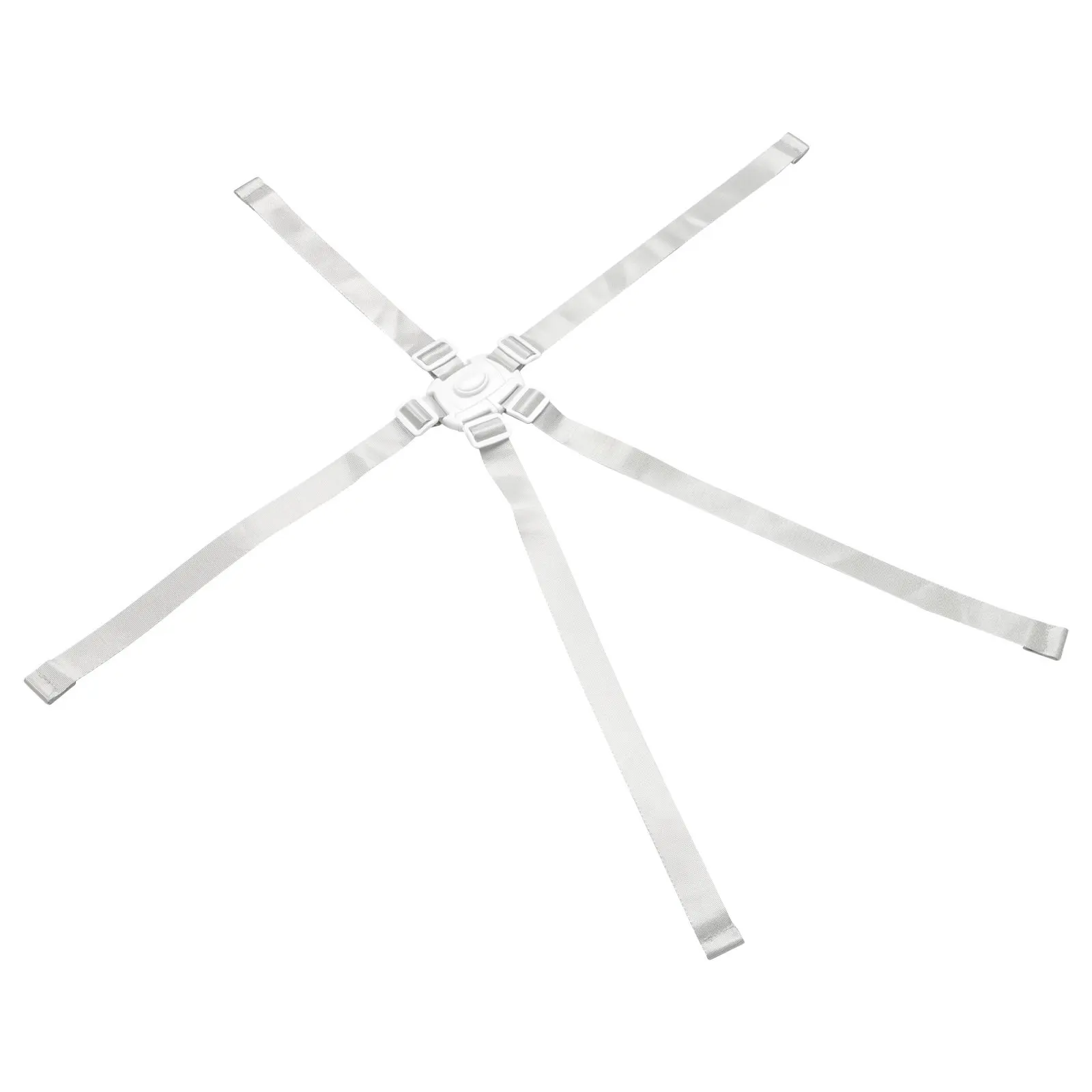 

Ремень безопасности для младенцев, белый, универсальный 5-точечный ремень для стульчика для кормления, для детской коляски, регулируемые подушечки