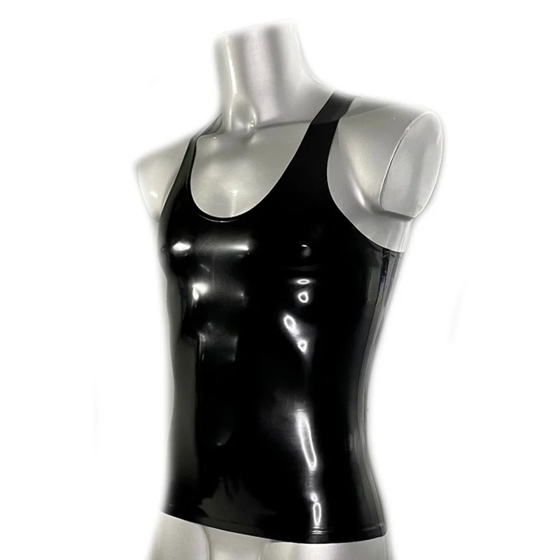 MONNIK Latex Handmade Stylish Men's Singlet Vest