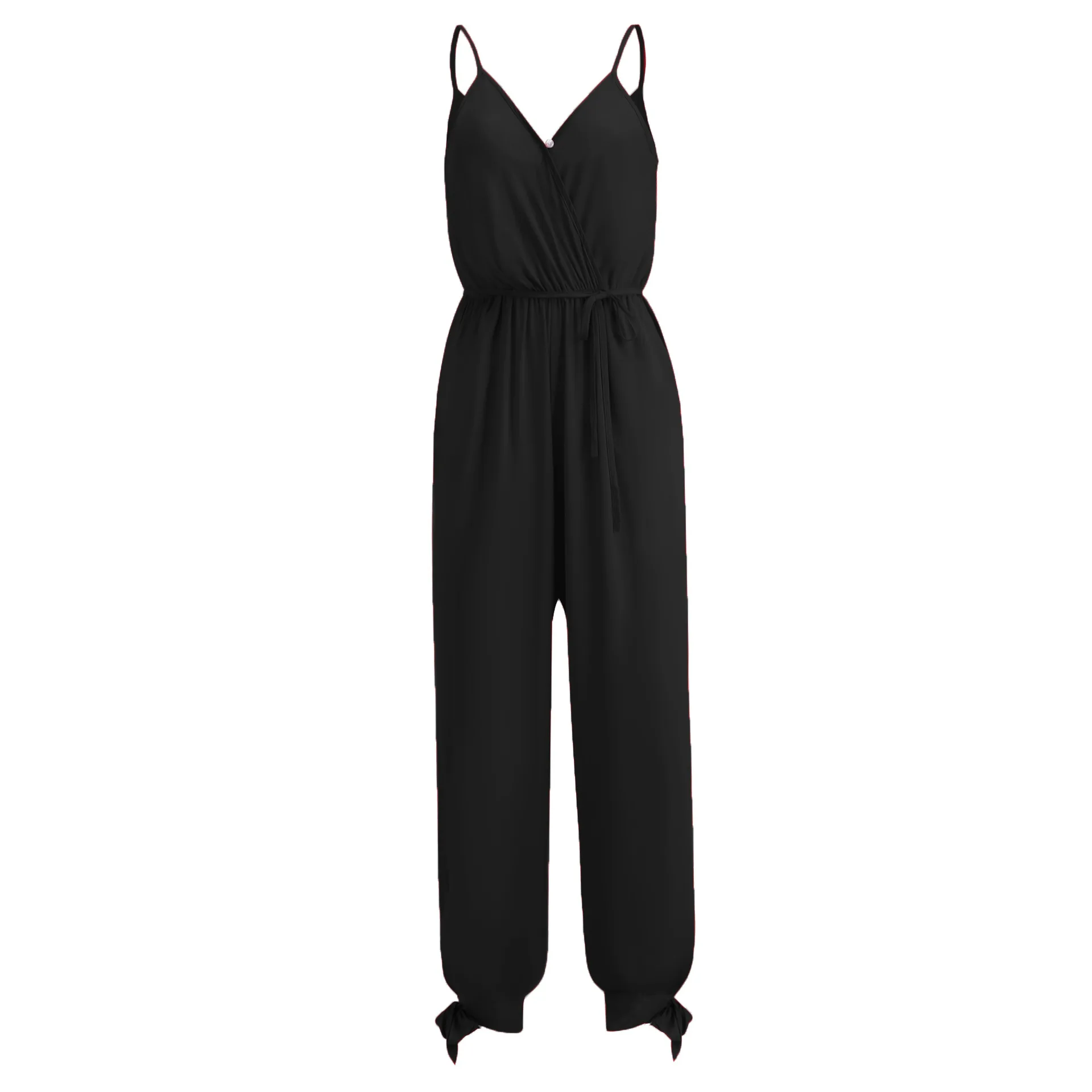 Nieuwe Vrouwen Zomer Sexy Jumpsuit Casual Broek Straat Sle Dun Materiaal Lange Broek Comfortabel Ademend Dames Faion