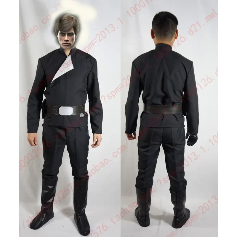 Luke Skywalker Cosplay Costume with shoe covers and one glove 11