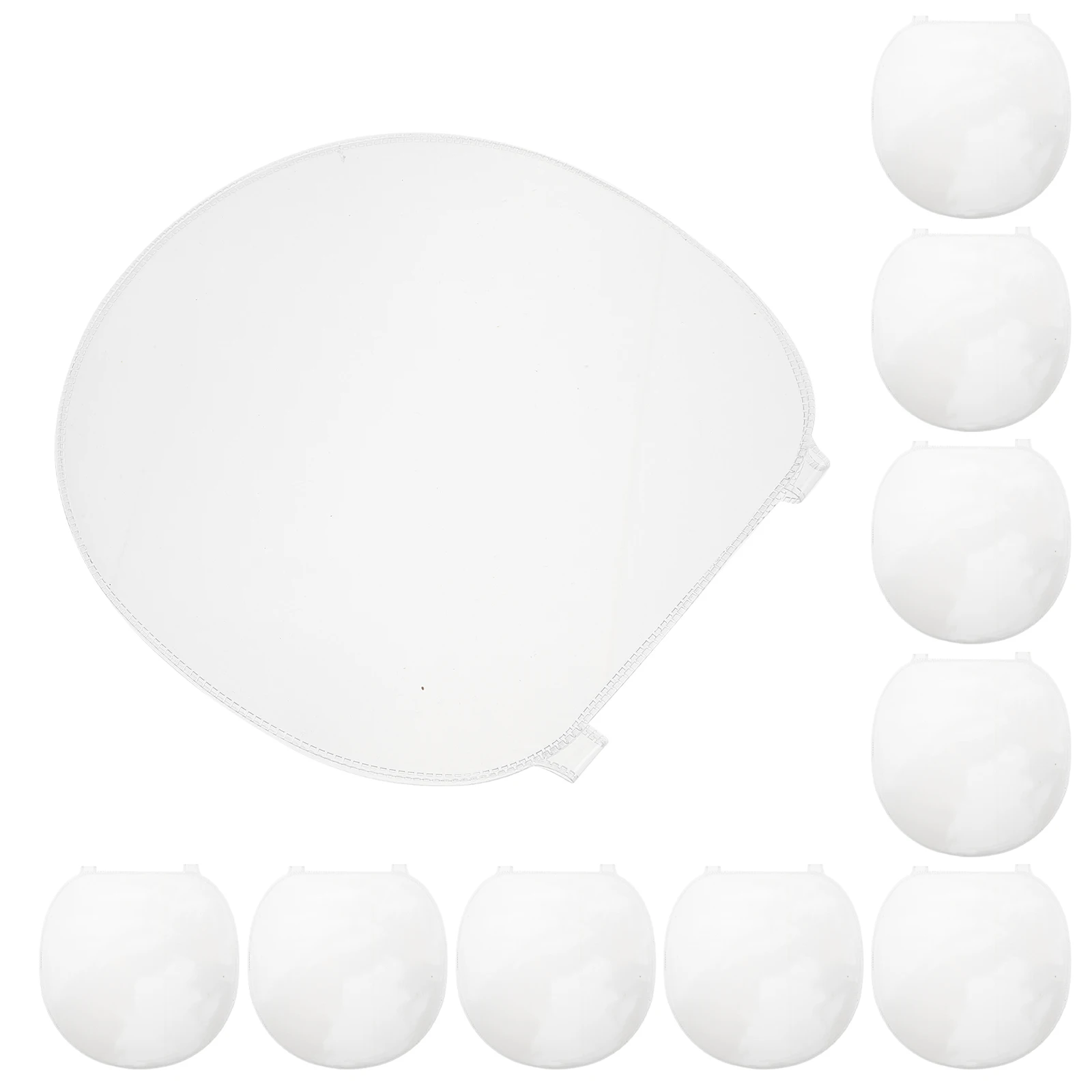 

10Pcs Table Tennis Racket Protective Film Double-Sided Thickened Cover for Paddle Durable Replacement Sheet Training Competition