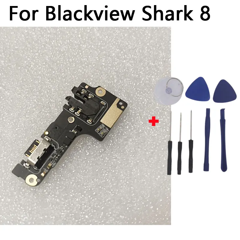New Original Blackview Shark 8 USB Board Base Charging Charge Port Board Microphone Accessories For Blackview Shark 8 Cell Phone