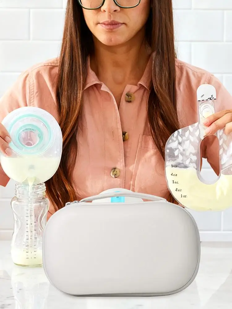 유방 펌프 보관 가방 여러 칸 경량 케이스 엄마를 위한 유방 펌프 케이스 어린이 모유 수유 통근 여행 매일