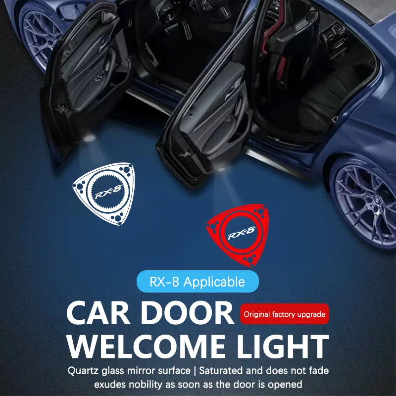 

LED Car Door Logo Light Ghost Shadow Welcome Light For Mazda RX-8 2004 2005 2006 2007 2008 2003-2018 RX8 Decoration Accessories