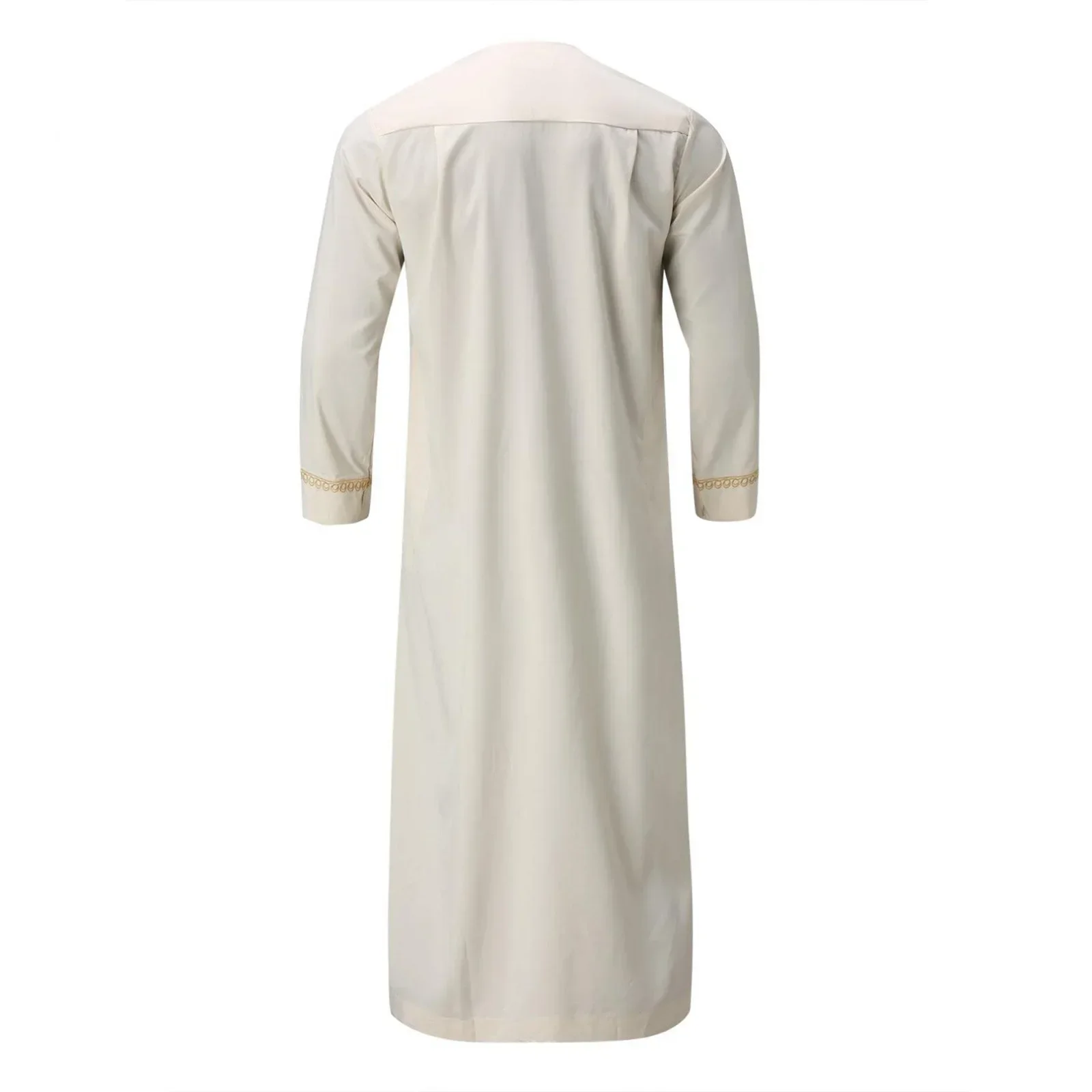 Vêtements musulmans islamiques pour hommes, Jubba Thobe, Kimono à fermeture éclair, Robe longue, Abaya, Caftan, Islam, Dubaï, Arabe