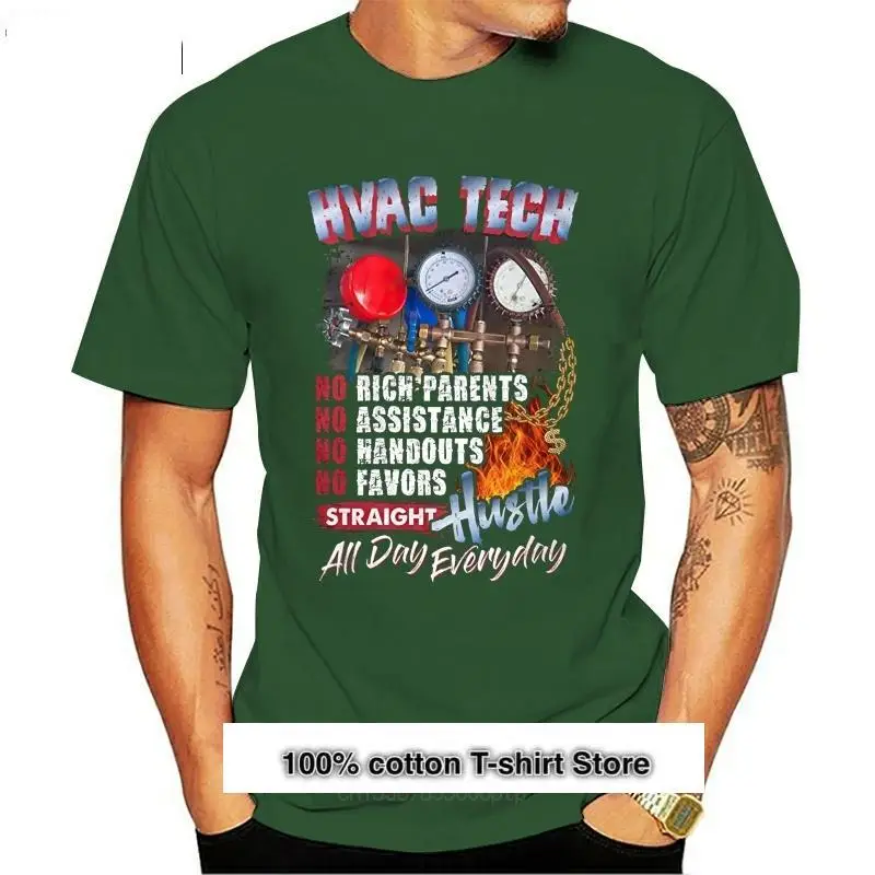 

Camiseta HVAC Tech для мужчин и женщин, камуфляжная рубашка для повседневного использования