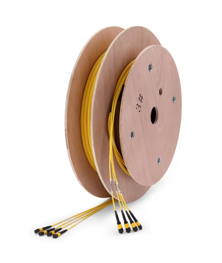 

High Quality High Speed MPO Low Loss Female Type B Optic Fiber Patch Cord Patch Cord Jumper