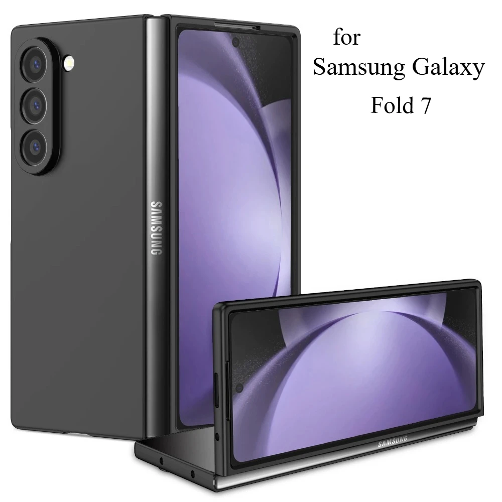 

Модный простой ультратонкий, приятный для кожи матовый матовый чехол для телефона Samsung Galaxy Z Fold 7, 6, 5, 2, 3, полная защита от падения