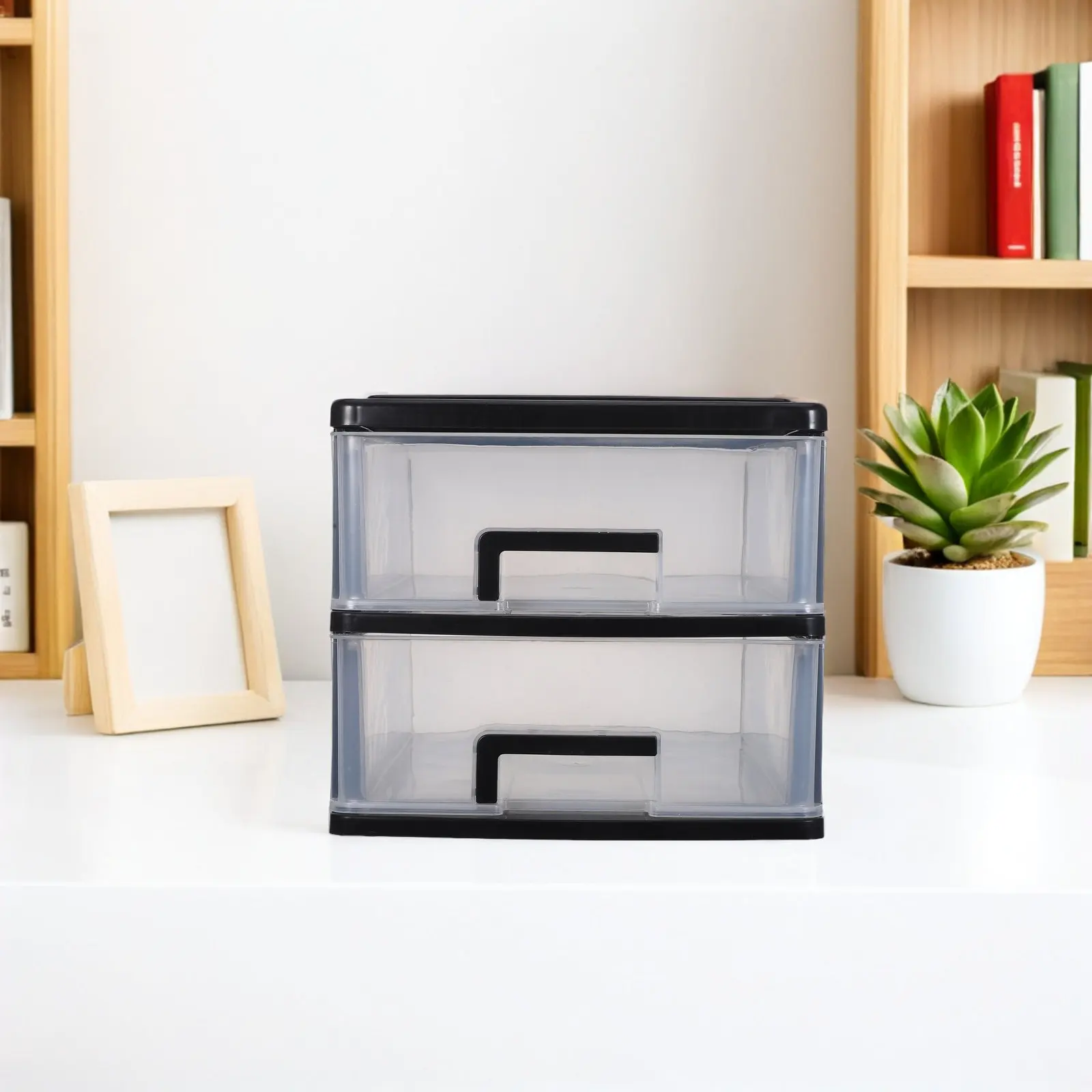 

Transparent Drawer Type Desktop Storage Box Stable Base Multi Layer Stackable Desk Organizer Clear Vanity Storage Drawers Makeup