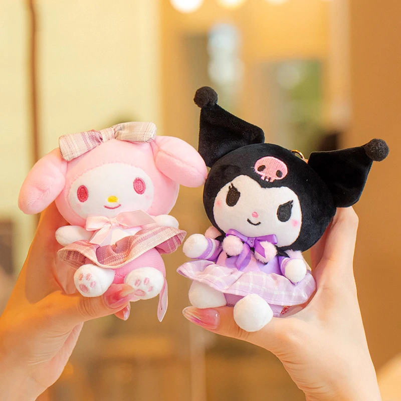 5 スタイルオリジナルサンリオぬいぐるみキーホルダーファンタジークロミマイメロディかわいい漫画 Peluche 人形バッグアクセサリーペンダントギフト