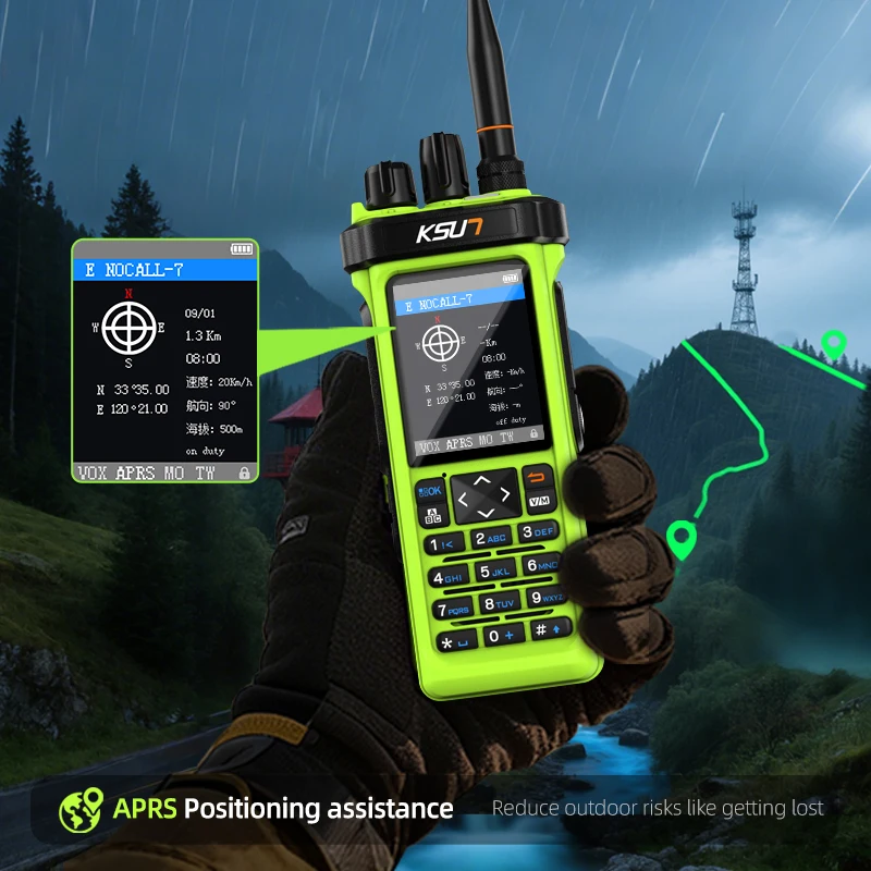 GPS APRS Walkie Talkie Long Range 10W Professional Walkie Talkie Shortwave HF Radio VHF UHF AM/FM/CB/LSB/USB/CW Radio 889PLUS