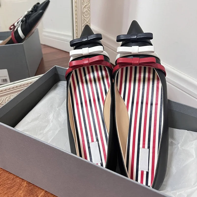 

Женские слипоны на плоской подошве, весна 2022, дизайн с узлом, универсальная легкая морщинистая резиновая подошва с круглым носком