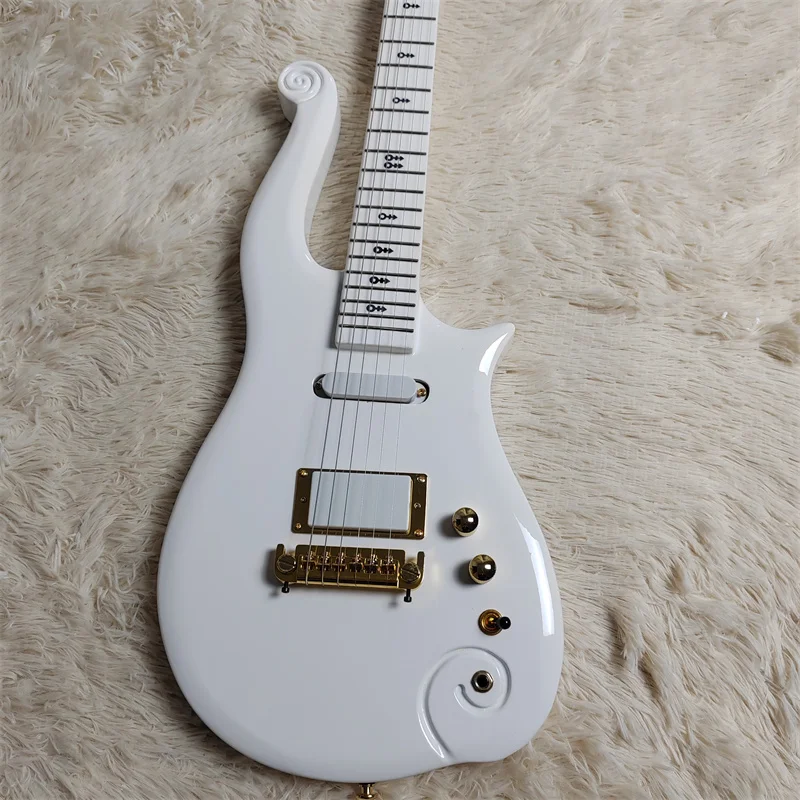 Prince 6-string Electric Guitar, Pearl White Paint, Can Be Customized Colors, Available In Stock