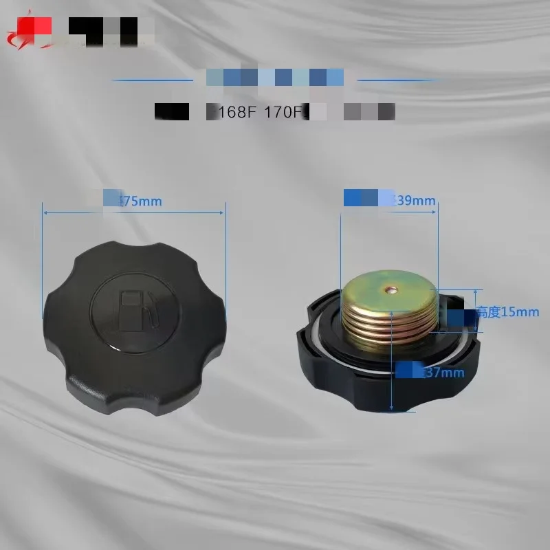 Diesel Generator Water Pump Accessories 168/170/188190/186 Fuel Tank Cap 2/5/8KW Fuel Tank Cap